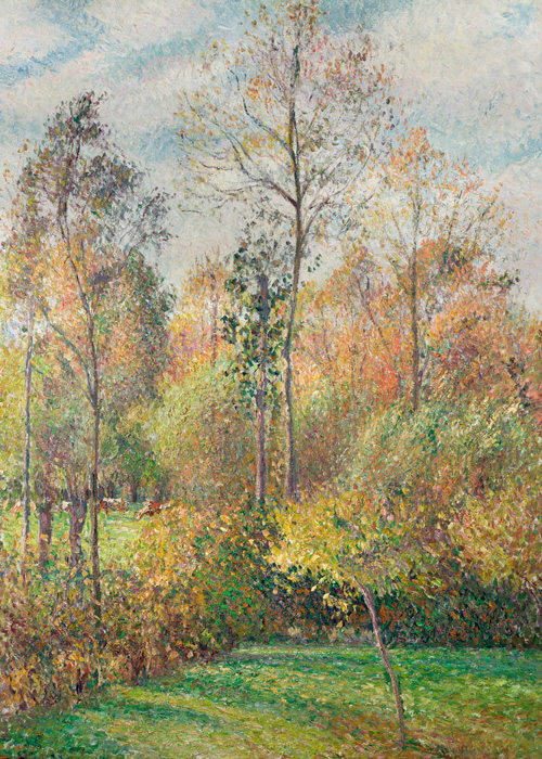 Camille Pissarro, Autumn, Poplars, Éragny (Automne, peupliers, Éragny), 1894