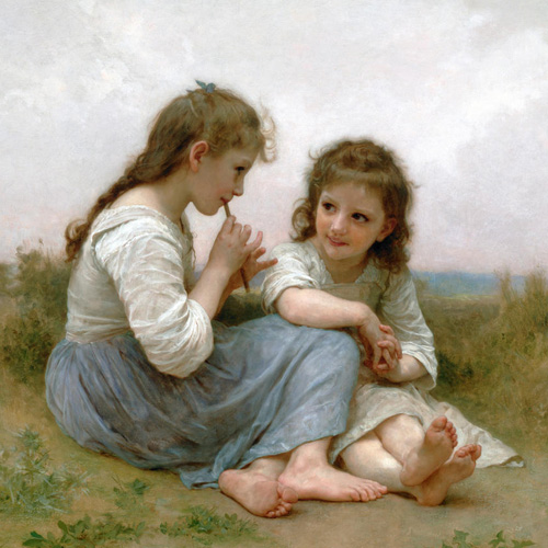 William Adolphe Bouguereau, Childhood Idyll (Idylle enfantine), 1900