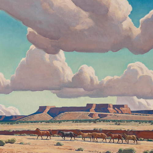 Maynard Dixon, Wide Lands of the Navajo, 1945