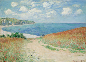 Claude Monet - Path in the Wheat Fields at Pourville, 1882