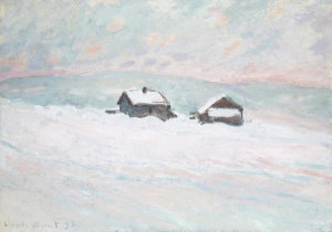Claude Monet - The Houses in the Snow, Norway, 1895
