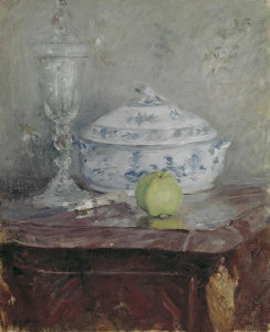 Berthe Morisot - Soup Tureen and Apple, 1877