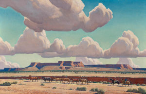 Maynard Dixon - Wide Lands of the Navajo, 1945