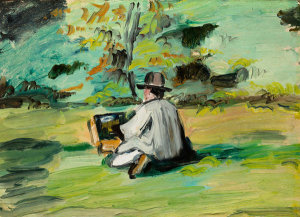 Paul Cézanne - A Painter at Work, about 1874-75