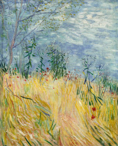 Vincent van Gogh - Edge of Wheat Field with Poppies, 1887