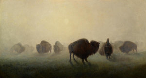 William Jacob Hays - Herd of Buffalo, 1862