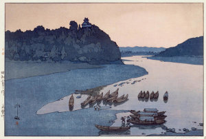Hiroshi Yoshida - Kiso River, 1927