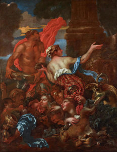 Giovanni Benedetto Castiglione - Deucalion and Pyrrha, 1655