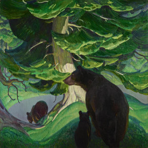 William Herbert Dunton - Black Bears, about 1927