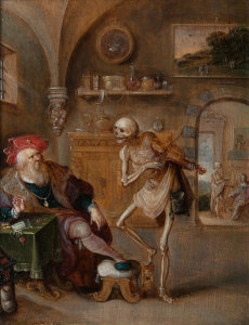 Frans Francken II - Death and a Merchant, about 1600–20