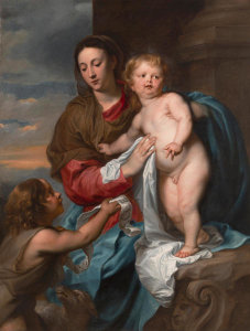 Anthony van Dyck - Mary, the Christ Child and Saint John, about 1627–30
