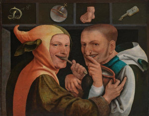 Jan Massijs - Rebus: The World Feeds Many Fools, about 1530