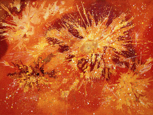 Vance Kirkland - The Energy of Explosion of the Sun Sixty Billion Years B. C., 1978