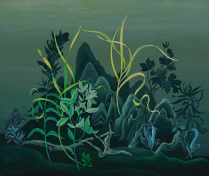 Vance Kirkland - Unicorn with a Friend, 1948