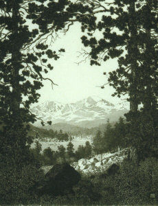 George Elbert Burr - Longs Peak – Estes Park, Colorado, Date Unknown
