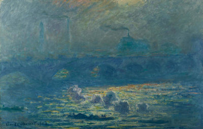 Claude Monet - Waterloo Bridge, Sunlight Effect, 1903