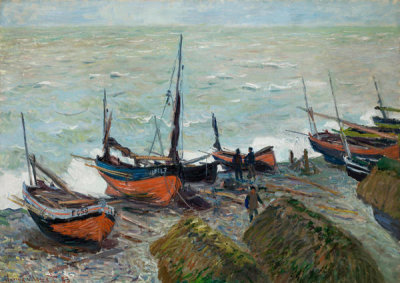 Claude Monet - Fishing Boats, 1883
