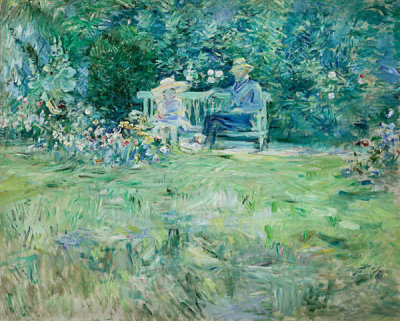Berthe Morisot - The Lesson in the Garden, 1886