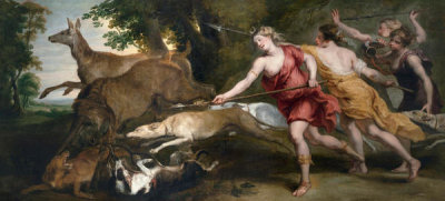 Peter Paul Rubens - Diana Hunting with Her Nymphs, about 1636–37