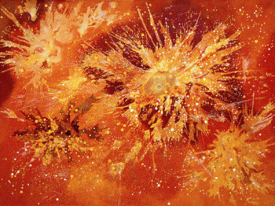 Vance Kirkland - The Energy of Explosion of the Sun Sixty Billion Years B. C., 1978