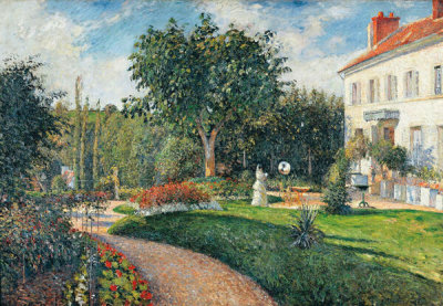 Camille Pissarro - The Garden of Les Mathurins at Pontoise, 1876