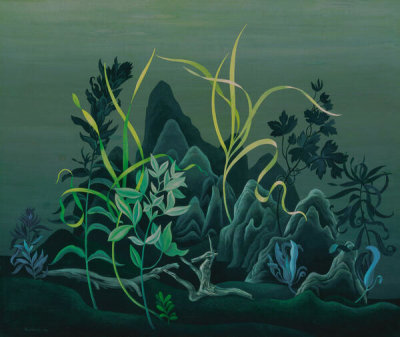 Vance Kirkland - Unicorn with a Friend, 1948