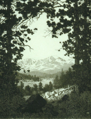 George Elbert Burr - Longs Peak – Estes Park, Colorado, Date Unknown